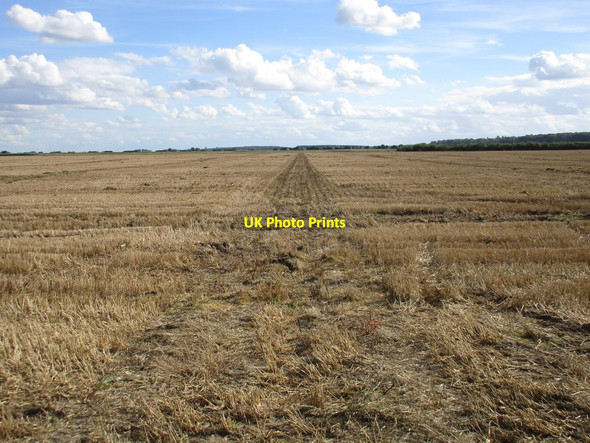 Photo 6"x4" Stubble field Potterhanworth Booths c2016