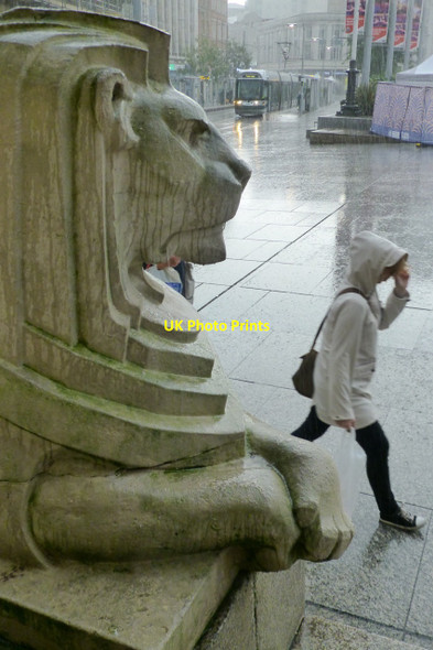 Photo 6"x4" Nottingham Council House lion Nottingham\/SK5641 c2016