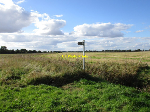 Photo 6"x4" Footpath to Watery Lane Holton cum Beckering c2016