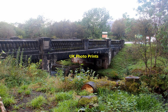Photo 6"x4" Bridge over Abhainn Righ Bunree c2016