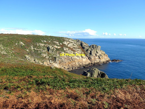 Photo 6"x4" Treen Cliff, Cribba Head Penberth\/SW4022 c2016
