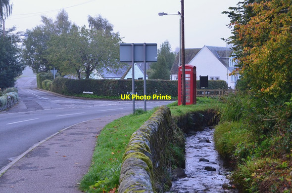 Photo 6"x4" Road junction, Moulin Pitlochry c2016