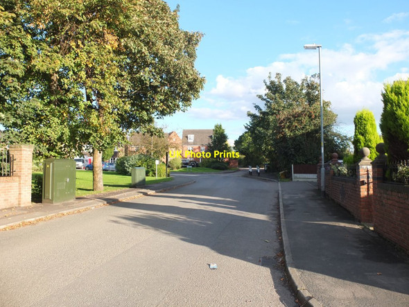 Photo 6"x4" Park Lane leading to Ashwood Avenue, Abram Abram c2016