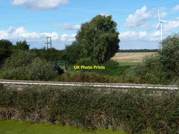 Photo 6"x4" Drain entering the unseen North Soak Drain Hatfield Chase c2016
