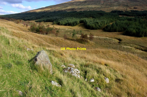 Photo 6"x4" Upper Glen Kinglas Maol an t-Sratha c2016