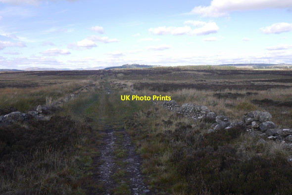 Photo 6"x4" Drove road, Moss of Cockrage Bridge of Cally c2016