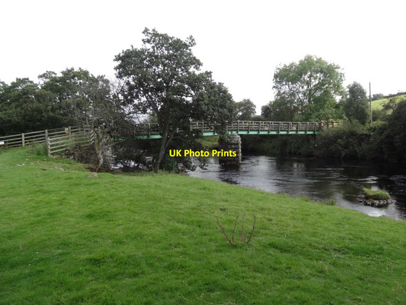 Photo 6"x4" Footbridge across the River Tees Ettersgill c2016