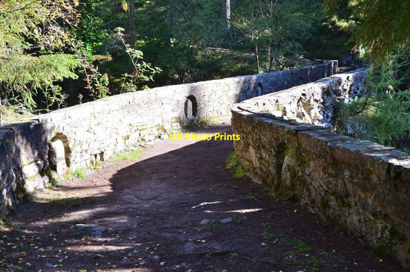 Photo 6"x4" The upper bridge, Falls of Bruar Bruar c2016