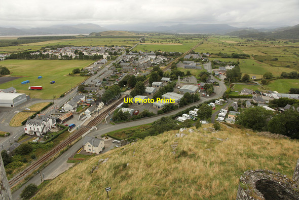 Photo 6"x4" Harlech Castle view Harlech c2014 P1