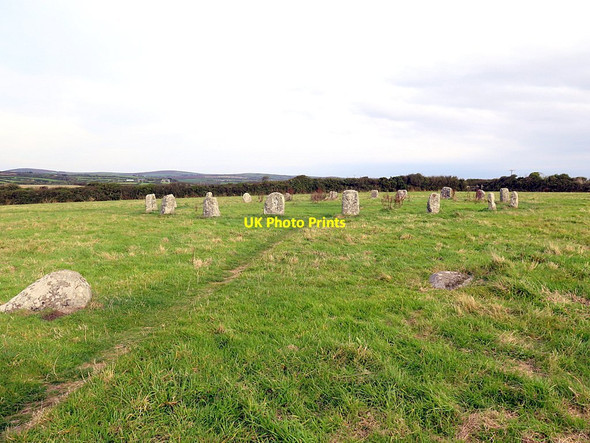 Photo 6"x4" Merry Maidens Stone Circle Lamorna c2016