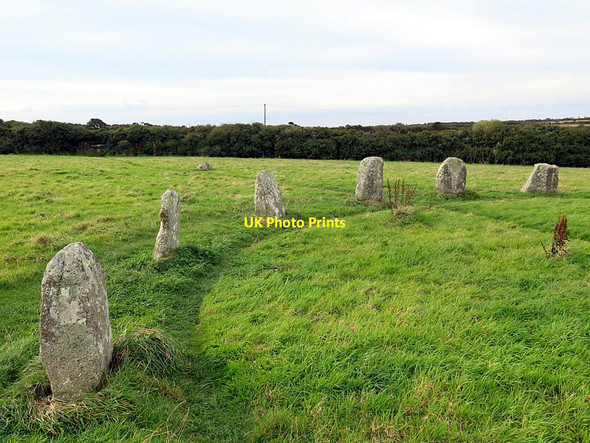 Photo 6"x4" Merry Maidens Stone Circle Lamorna c2016 P1