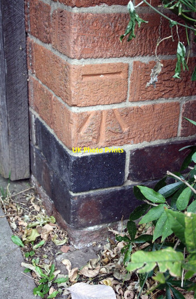 Photo 6"x4" Benchmark on #483 New Ashby Road Loughborough c2016