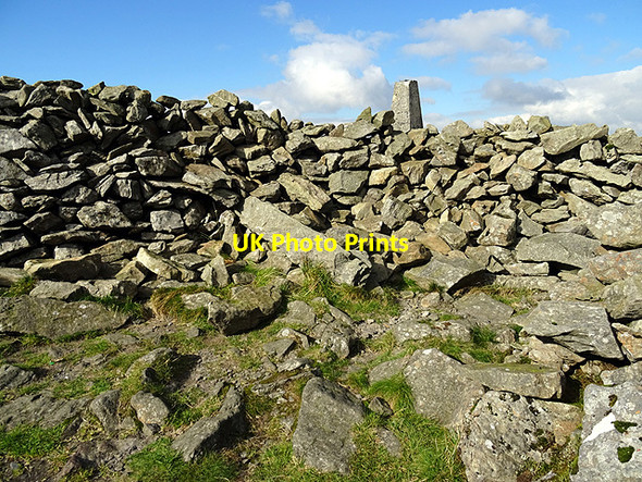 Photo 6"x4" Plynlimon trig Plynlimon\/Pumlumon Fawr c2016