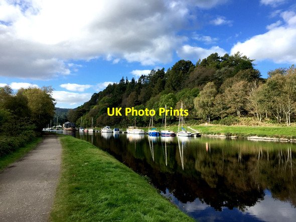 Photo 6"x4" Boats on the pontoons at Dochgarroch Dochgarroch c2016