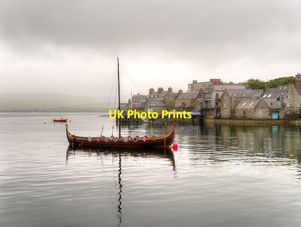Photo 6"x4" Longboat at Lerwick Lerwick c2016