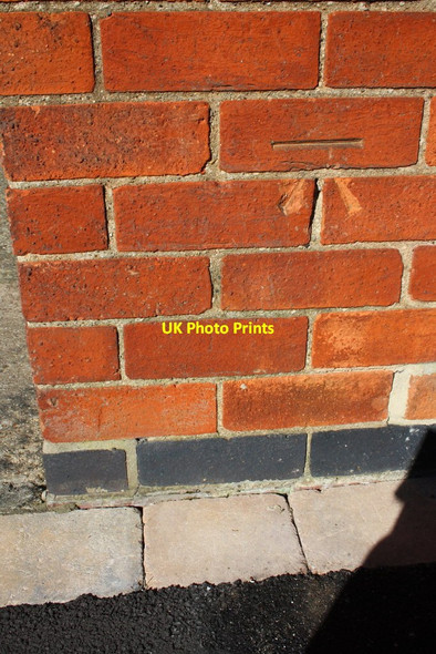 Photo 6"x4" Benchmark on #107 Beacon Hill Road Newark-on-Trent c2016
