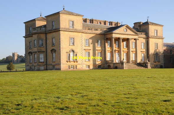 Photo 6"x4" Croome Court on an autumn morning Dunstall Common c2016