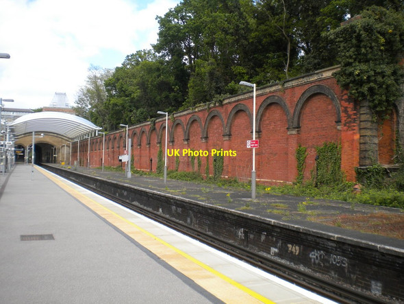Photo 6"x4" Disused platform, Crystal Palace station Penge c2016
