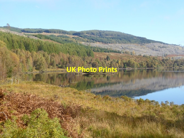 Photo 6"x4" Bay on the north shore of Loch Garry Garrygualach c2016