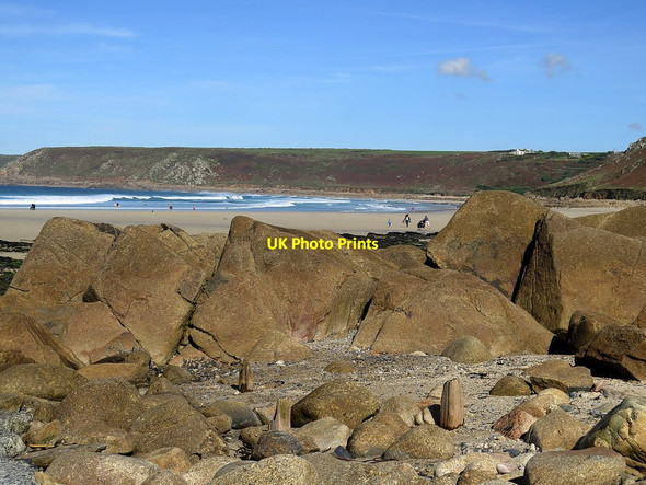 Photo 6"x4" Beach at Sennen Cove Sennen Cove c2016