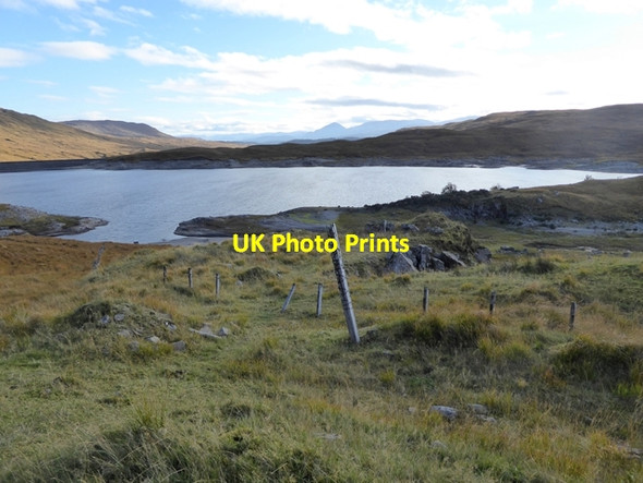 Photo 6"x4" Island in Loch Quoich Meall a' Chait c2016