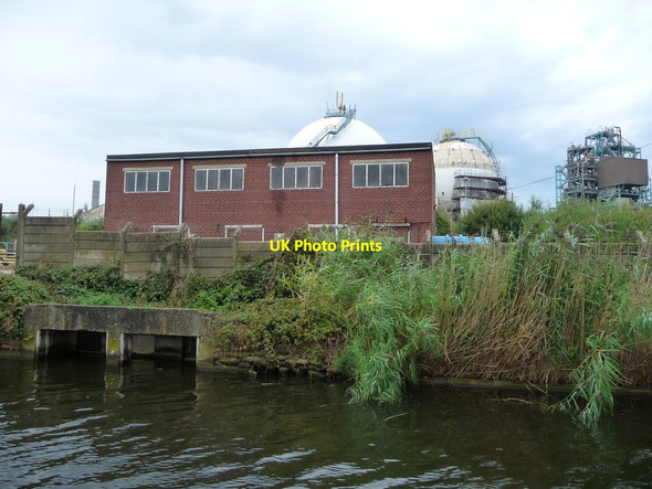 Photo 6"x4" INEOS Runcorn, from the Weaver Navigation [17] Frodsham c2016