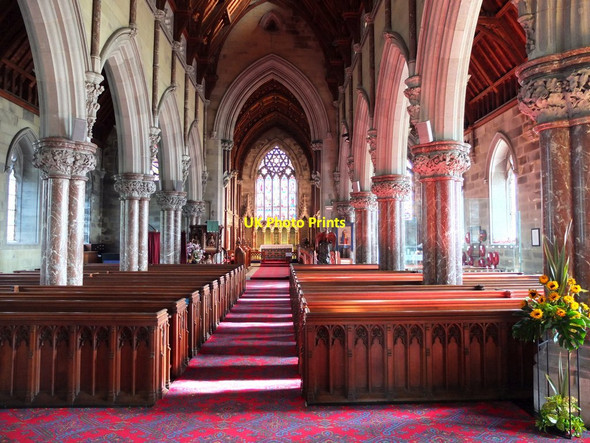 Photo 6"x4" Inside the marble church, Bodelwyddan Bodelwyddan c2016