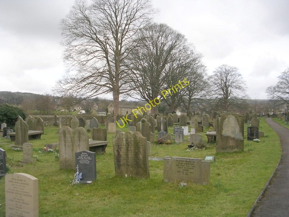 Photo 6"x4" St Peter's Graveyard - Church Street Addingham c2009