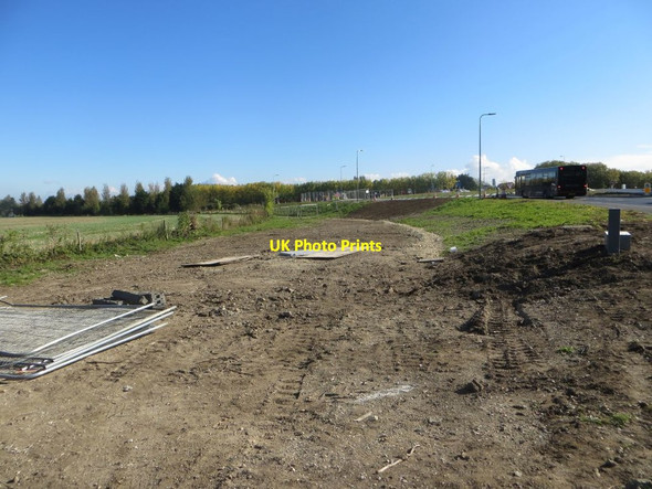 Photo 6"x4" Fence is Down Chilton\/SU4885 c2016