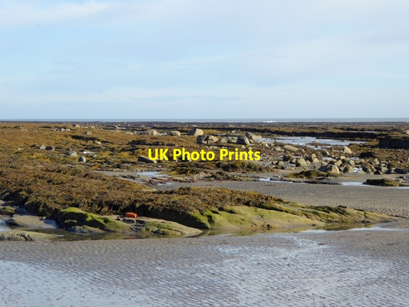 Photo 6"x4" Shoreline at Boulmer Boulmer c2016
