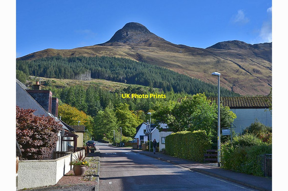Photo 6"x4" Glencoe village, main street Glencoe\/NN1058 c2016