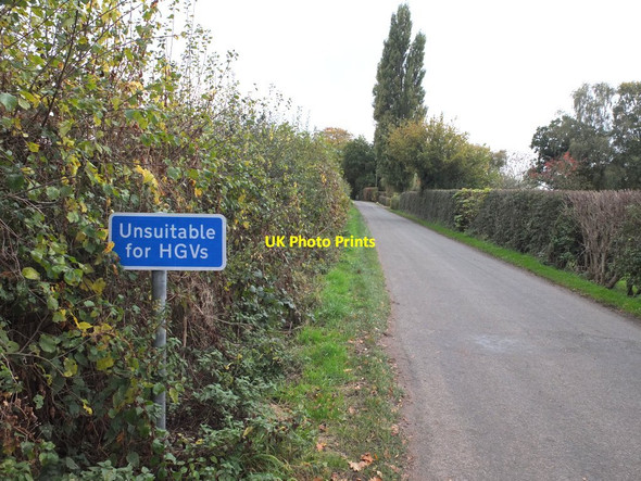 Photo 6"x4" Willow Green Lane, Little Leigh Bartington c2016