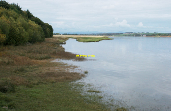 Photo 6"x4" Looking north from Airds Point Glencaple\/NX9968 c2016