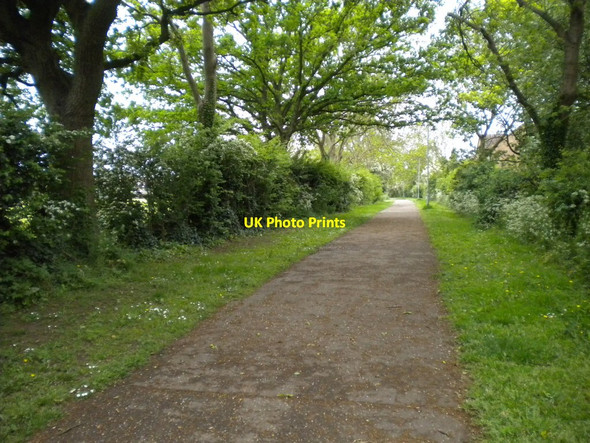 Photo 6"x4" Footpath, Orton Brimbles (1) Orton Goldhay c2016