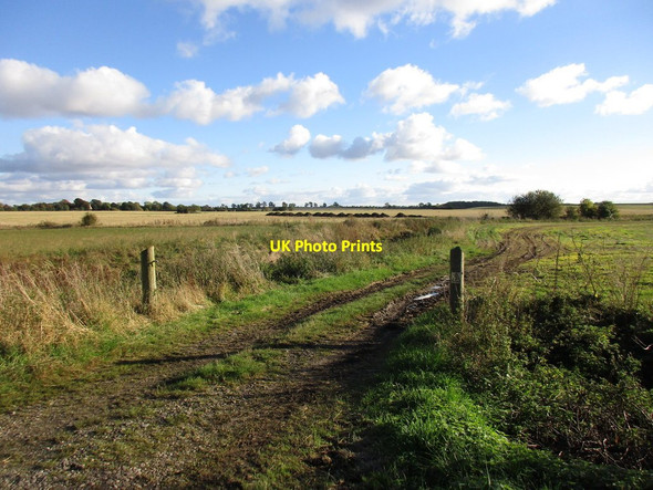 Photo 6"x4" Field entrance by Pilford Bridge Toft next Newton c2016