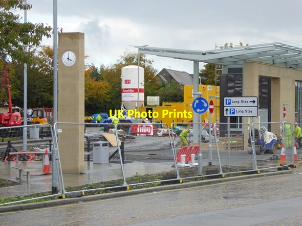 Photo 6"x4" Clock tower at the new bus station Hexham c2016