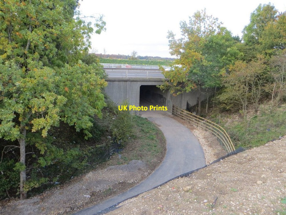Photo 6"x4" Tunnel under the A34 Chilton\/SU4885 c2016