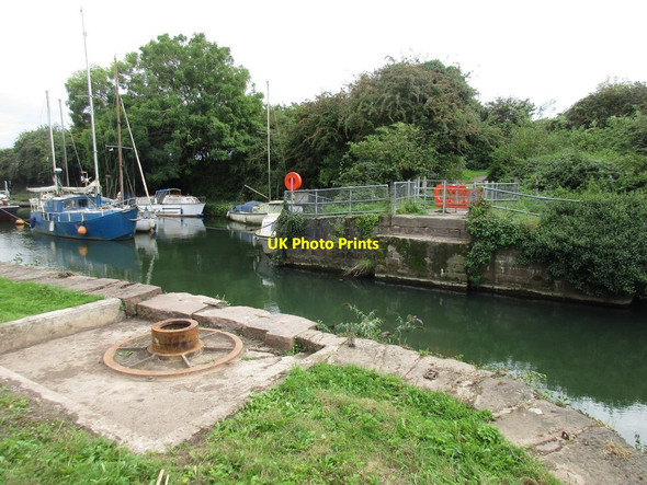 Photo 6"x4" Site of Lydney Harbour swing bridge Tutnalls c2016
