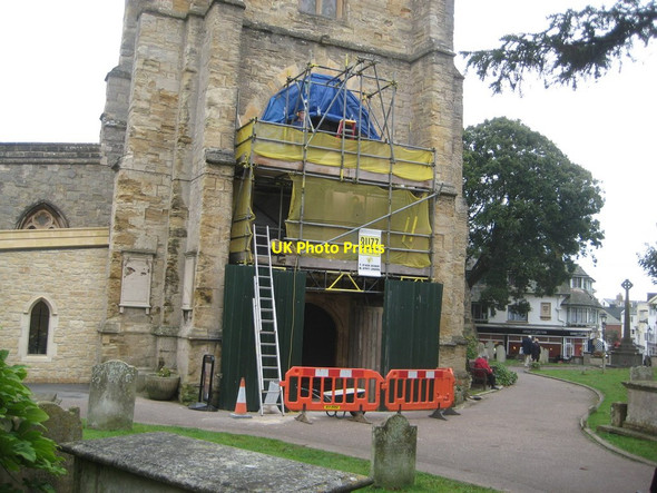 Photo 6"x4" Restoration in progress Sidmouth c2016