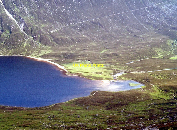 Photo 6"x4" The head of Loch Muick Glas-allt Shiel c1978