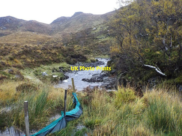 Photo 6"x4" River Canaird below Choille a' Cheireag Doire an Fh\u00f9dair c2016