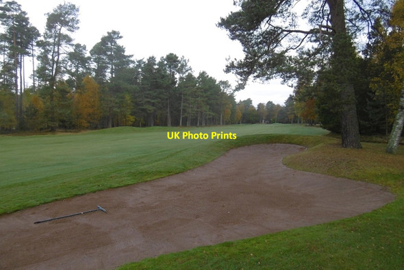 Photo 6"x4" Sand trap at Blairgowrie Rosemount\/NO1943 c2016