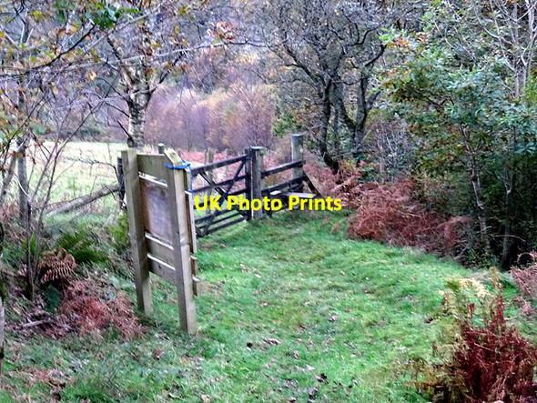 Photo 6"x4" Stile on the path to the Rheidol footbridge Ystumtuen c2016