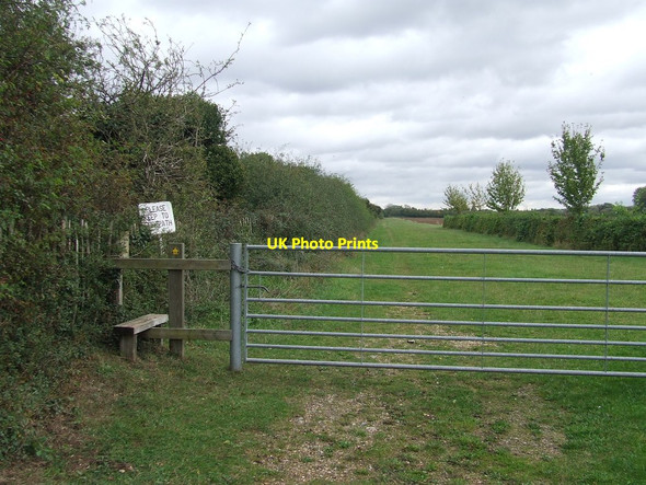 Photo 6"x4" Gate And Stile Red Lodge\/TL6970 c2016