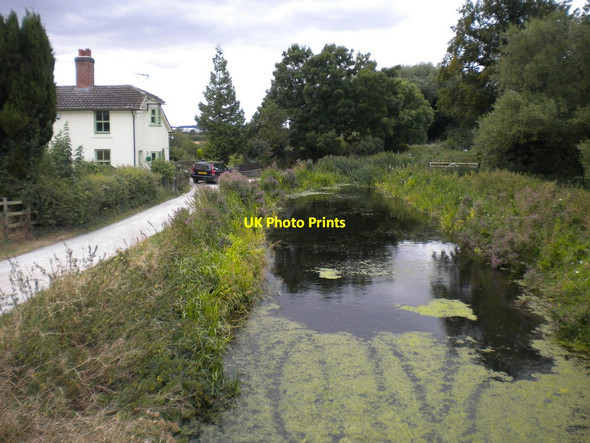 Photo 6"x4" Grantham Canal below Skinners Lock Bassingfield c2016