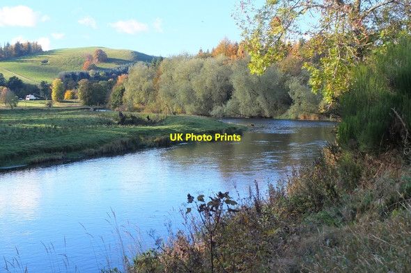 Photo 6"x4" The Tweed at Kailzie Glentress\/NT2839 c2016