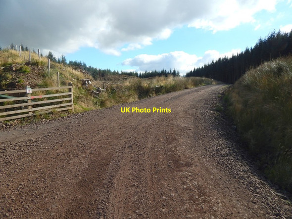 Photo 6"x4" Track to Loch Humphrey Milton\/NS4274 c2016