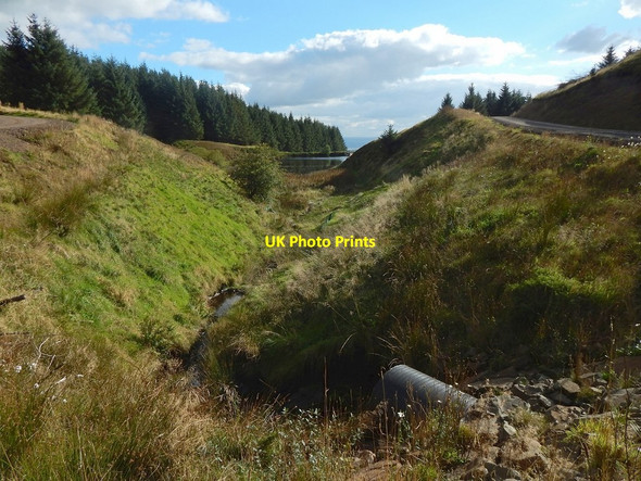 Photo 6"x4" Burn flowing between Greenland Reservoirs Milton\/NS4274 c2016