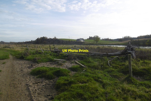 Photo 6"x4" Tay flood plain Spittalfield c2016