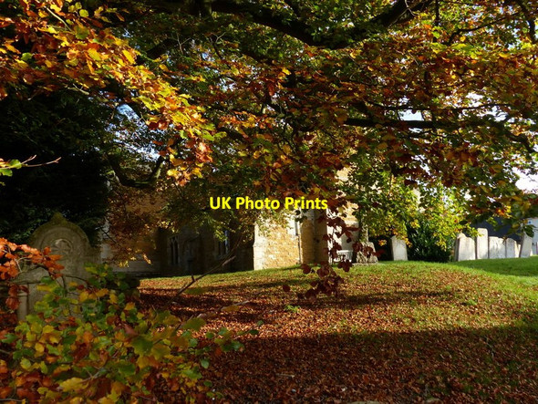 Photo 6"x4" St Mary's churchyard at Manton Manton\/SK8804 c2016